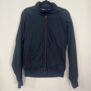 J. Crew Navy Blue Jacket Zip Up Sz Small